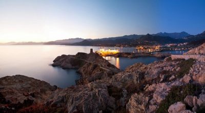 coucher de soleil ilà ile rousse